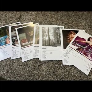 Taylor Swift Album Posters Set